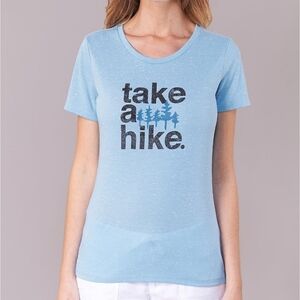 Columbia Graphic Tee with 'Take a Hike' Print Size XSmall